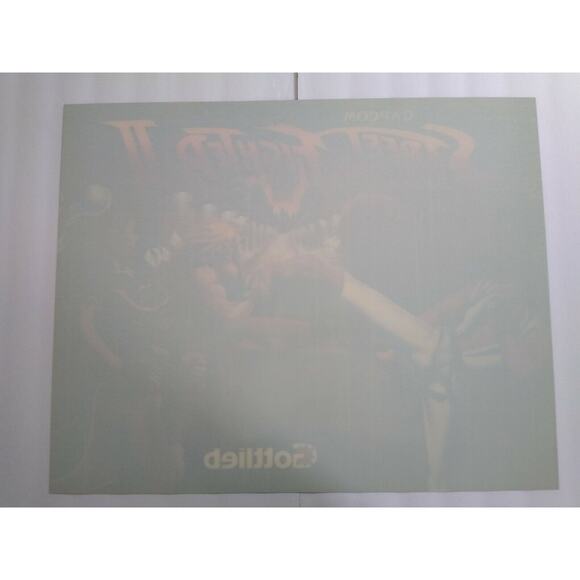 Street Fighter II Pinball Game Translite Artwork Original 1992 Christmas Gift - Picture 5 of 6